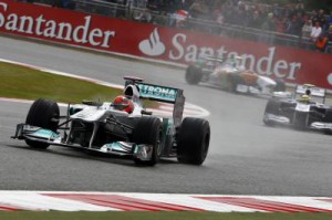 Michael Schumacher Platz 9 beim GP von Großbritannien