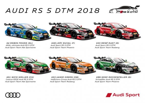 Audi RS 5 DTM 2018 Design DTM Saison 2018 &copy; Audi Communications Motorsport