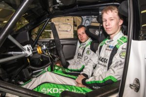 Die finnischen ŠKODA Junioren Kalle Rovanperä/Jonne Halttunen freuen sich auf ihr erstes Heimspiel im WRC 2-Championat © Skoda Motorsport