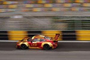 Porsche 911 GT3 R, Manthey-Racing (912), Earl Bamber (NZ), Macau 2018 © Porsche Motorsport